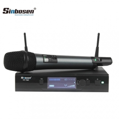 Sinbosen Karaoke Microphone EWD1 Sistema de micrófono inalámbrico con micrófono de mano dinámico cardioide dinámico