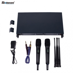 Sinbosen SKM9000 2CH 100 meters range UHF handheld professional wireless microphone