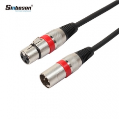 Cable de audio XLR macho a hembra de 3 pines de alta calidad para micrófono de amplificador mezclador