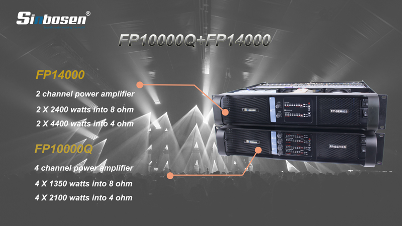 Por que esses engenheiro de som amo amplificador Sinbosen FP10000Q FP14000?