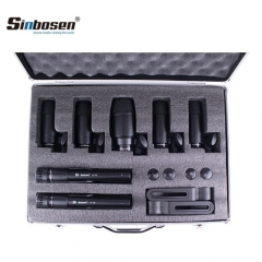 Sinbosen 7 Piece Professional Dynamic Drum Microphone Kit Drum microphone kit KING-717