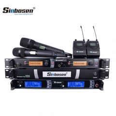 Sinbosen New Group Hg-890 Antenna Amplifier Sr2050 in Ear Monitor Skm9000 Wireless Microphone for Stage Equipment