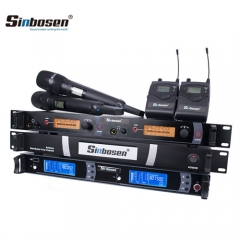 Sinbosen Nuevo Grupo Hg-890 Amplificador de Antena Sr2050 en Micrófono Inalámbrico Monitor de Oído Skm9000 para Equipos de Escenario