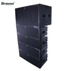 Alto-falantes line array profissionais Sinbosen dois alto-falantes line array LA-212 dj de 12 polegadas