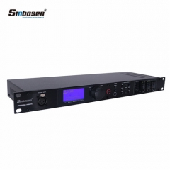 Professional digital processor 2 input 6 output audio processor