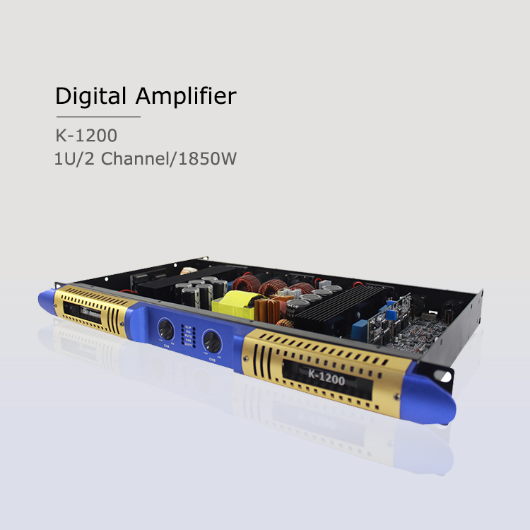 Le client a déclaré: L’amplificateur de puissance numérique 1u K-1200 vaut la peine d’acheter à nouveau!