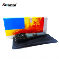 Sinbosen Dynamic Musical HyperCardioid Mic E845 Microphone de studio audio filaire portable