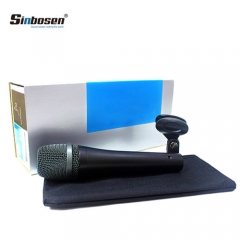 Sinbosen Dynamic Musical HyperCardioid Mic E845 Microfone de estúdio de áudio de mão com fio