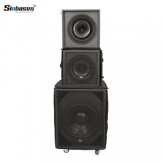 Alto-falante de áudio profissional Sinbosen S-118 Subwoofer de baixo coaxial de 18 polegadas