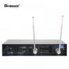 Micrófono inalámbrico profesional Sinbosen E-122 740-780MHz UHF Micrófono inalámbrico para auriculares