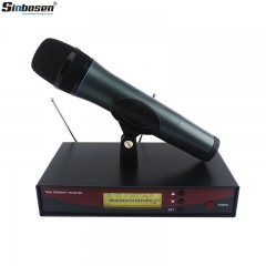 Sinbosen E-135 830-866 MHz Micrófono inalámbrico profesional DJ UHF Micrófono