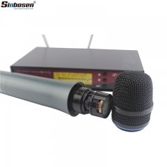 Sinbosen E-135 830-866 MHz Micrófono inalámbrico profesional DJ UHF Micrófono
