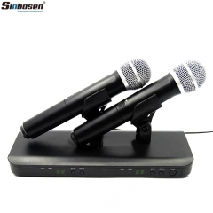 Sinbosen Professional L-88/P-58 Wireless Microphone 780-822 MHz Stage Karaoke UHF Microphone