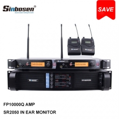 Sinbosen Professional Stage Group Sr2050 in Ear Monitor Fp10000q Lab Gruppen Amplifier