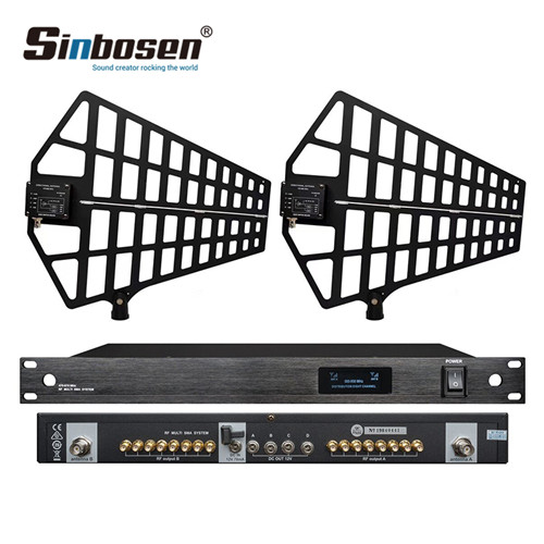 Sinbosen 500-950MHz wireless microphone system 848S microphone antenna amplifier 8 channel