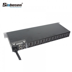 Sistema de sonido de audio profesional Sinbosen 8 + 2 canales controlador de secuencia de potencia