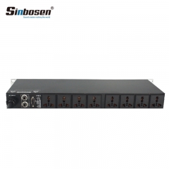 Sistema de sonido de audio profesional Sinbosen 8 + 2 canales controlador de secuencia de potencia