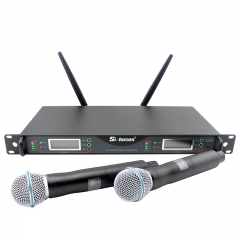 Microphone sans fil UHF Professional UR24D 770-820MHz Système de microphone sans fil