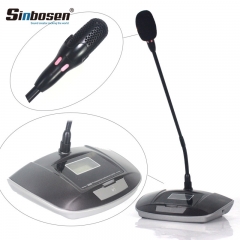 Microphone de conférence sans fil Sinbosen UHF S-800 1 pour 8 microphone à col de cygne de bureau professionnel
