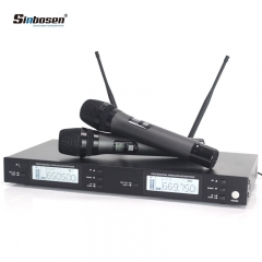 Microfone sem fio Sinbosen uhf SK-20 equipamento profissional de gravação de som microfone palco karaokê