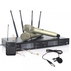 Sinbosen wireless digital microphone sound system AXT220D with headset lavalier mcirophone