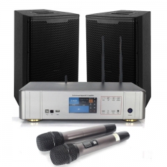 Amplificateur de système audio domestique Sinbosen 450w avec amplificateur dj effecteur de microphone et haut-parleur