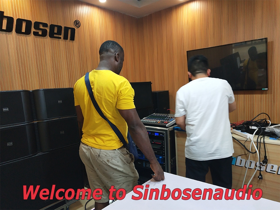 Welcome to Sinbosenaudio factory do the inspection