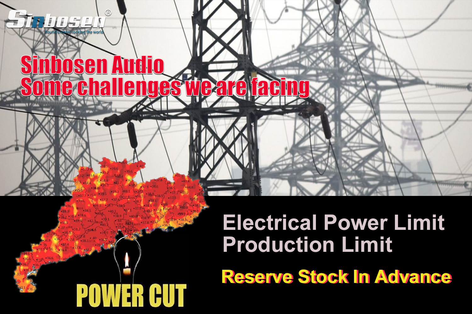 Electricity restriction notice, it is recommended to inform us if there is a demand for goods so that we can reserve inventory in advance