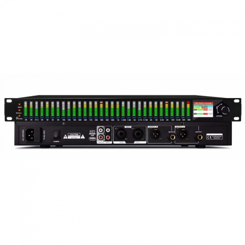 Professioneller Audio-Equalizer mit 31-Band-DSP-Verarbeitung und PC-Steuerung