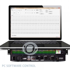 Professioneller Audio-Equalizer mit 31-Band-DSP-Verarbeitung und PC-Steuerung