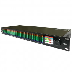 Égaliseur de traitement DSP 31 bandes audio professionnel avec contrôle PC