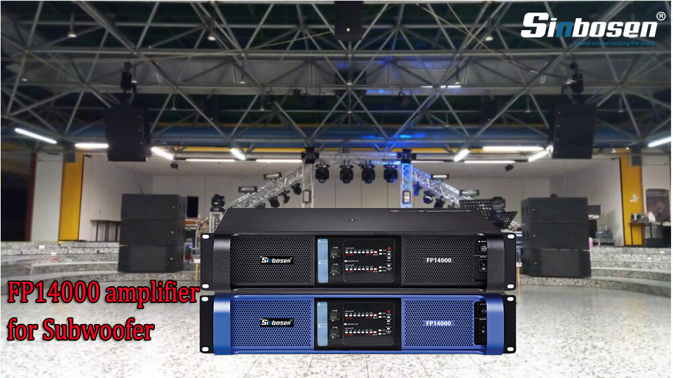 Amplificateur de puissance 2 canaux FP14000 pour retour de haut-parleur subwoofer en provenance d'Allemagne