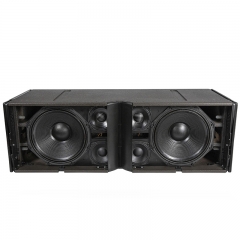 KA-1 Polyurea paint Dual 15 inch 3 way audio line array speaker