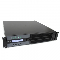 4 input 4 output LA12X Professional DSP Software Control class td power Amplifier for subwoofer