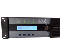 DSP Software Control LA8 class td Amplifier 4 input 4 output Professional