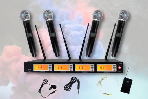 Model UT880E,Cost-effective 1+4 wireless microphone system!