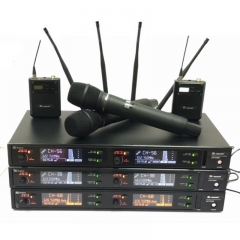 Sinbosen AXT220D UHF профессиональная портативная петличная гарнитура цифровой беспроводной микрофон