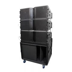 Duales 10-Zoll-Line-Array-Audiosystem mit aktiver Stromversorgung