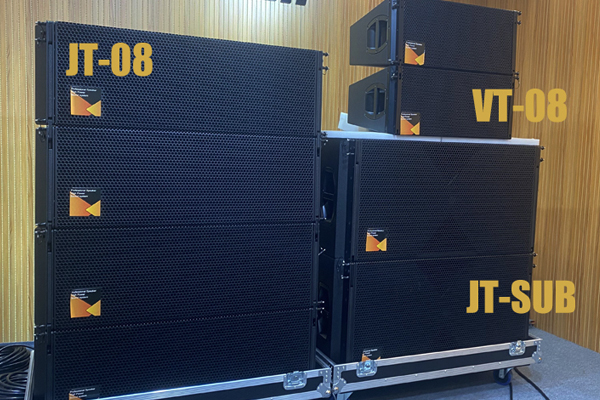 Wie unterscheidet man JT-08-, VT-08- und YT-08-Line-Array-Lautsprecher?
