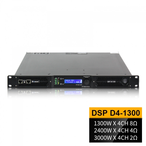 D4-1300 DSP Compact Muti-funtional Line Array Class D Power Amplifier