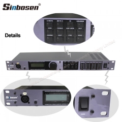 Sinbosen 2 em 6 de processador de áudio digital profissional