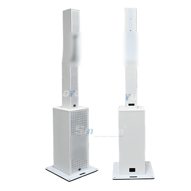sinbosen audio white column speaker system