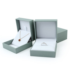 China Jewelry Box, Custom Logo Necklace Jewelry Packaging Box