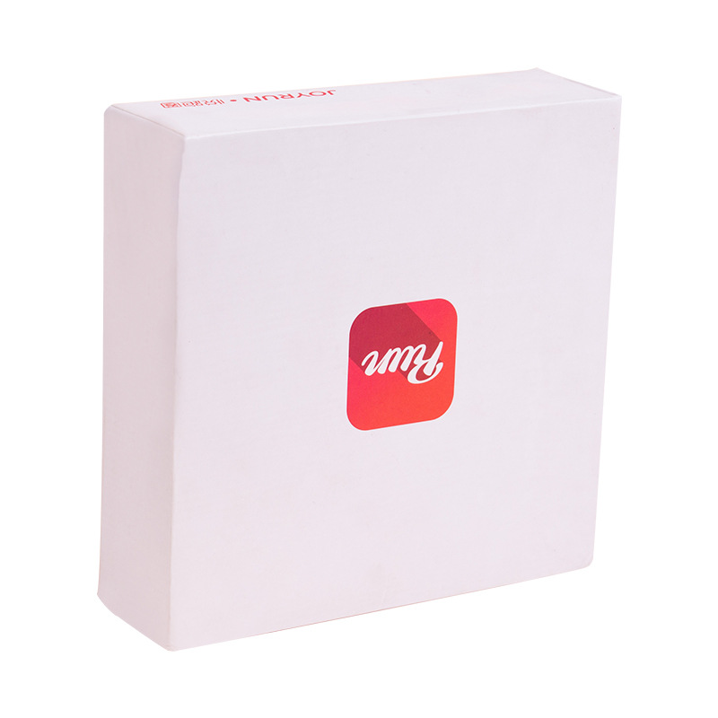 White Cardboard Gift Boxes With Logo Print