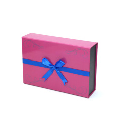 Rectangular Gift Box Manufacturers, Pink Gift Box With Ribbon