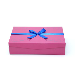 Custom Rectangle Rigid Cardboard Gift Box With Lid