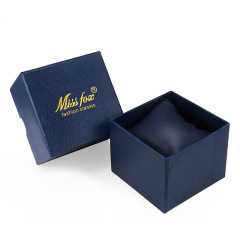 Small Watch Box With Logo Gold