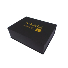 Custom Matte Black Magnetic Flap Lid Boxes