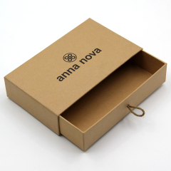 Custom Logo Kraft Paper Gift Box