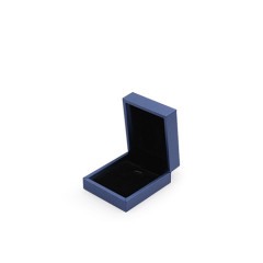 High End Eco-Friendly Handmade Blue PU Leather Jewelry Box